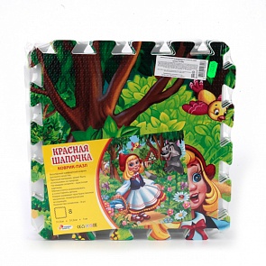 Коврик-пазл - Красная Шапочка, 8 сегментов (Играем вместе, FS-RRHsim)